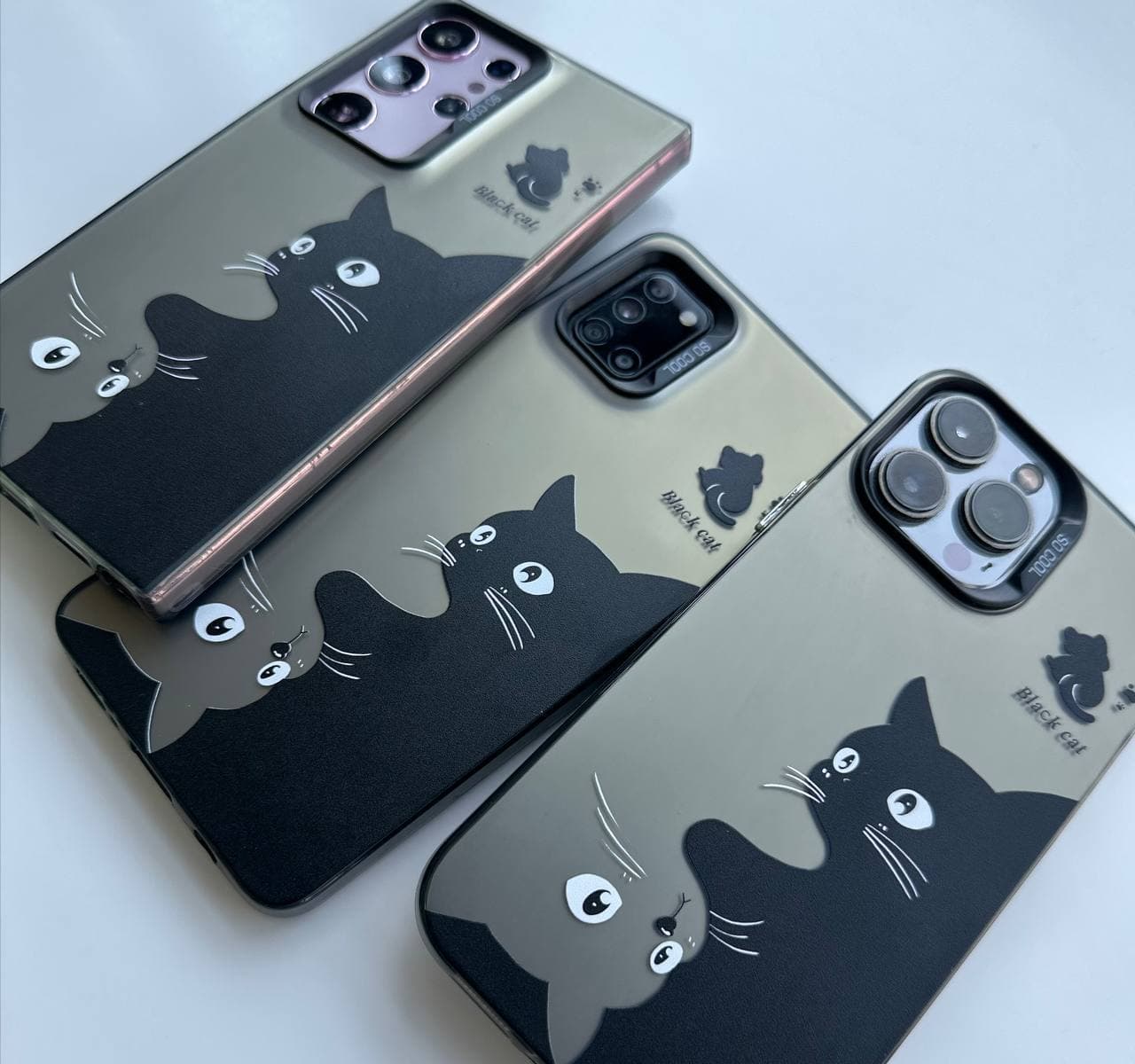 کاور مدل گربه سیاه black cat مناسب برای گوشی سامسونگ A15 — تصویر ۲