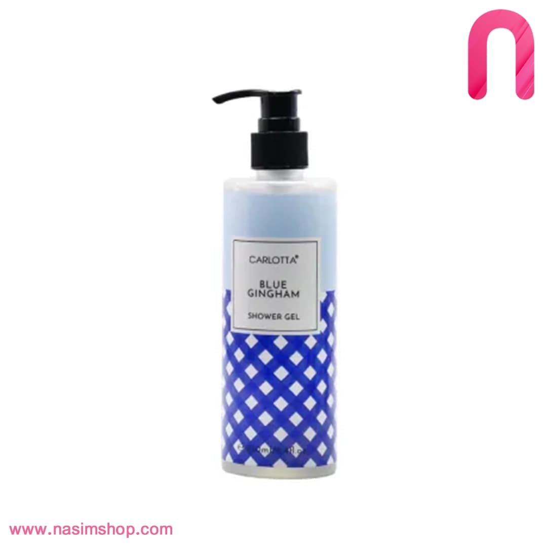 شاور ژل Blue Gingham کارلوتا