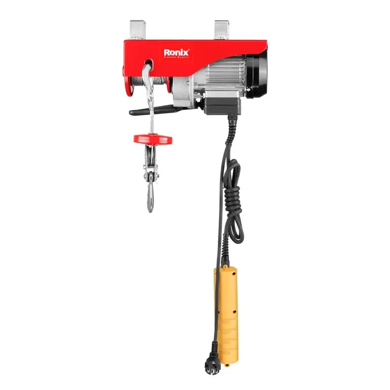 بالابر برقی رونیکس مدل RH-4130 اصل شرکت ارتفاع 18 متر موتور سیم پیچ مس ظرفیت بار 250 کیلو حالت دو كابله و تک کابل بدنه استیل با کیفت
