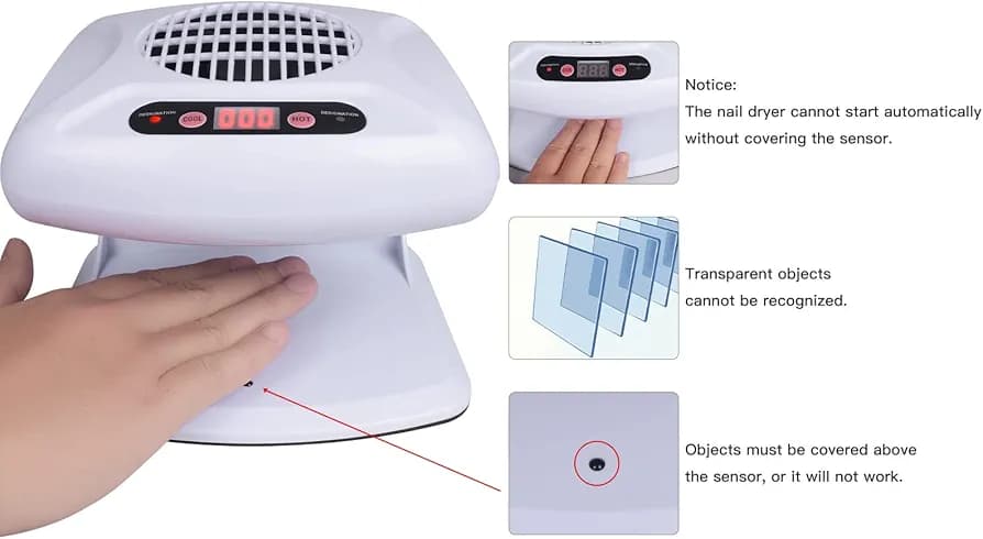 ناخن خشک کن Nail Polish Dryer Small Size WC‑003 Children — تصویر ۴
