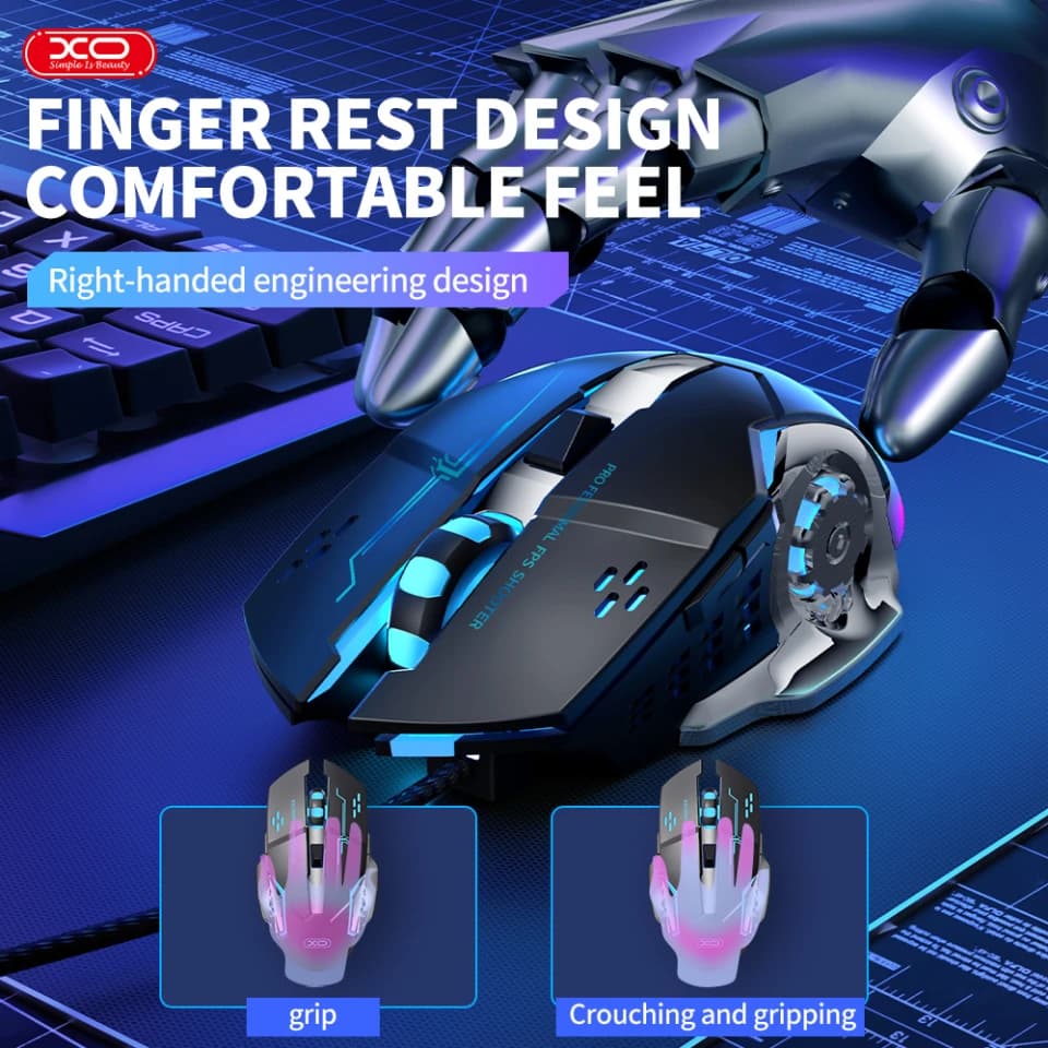 ماوس گیمینگ مکانیکی ایکس او مدل XO-M10 GAMING MOUSE — تصویر ۱۰