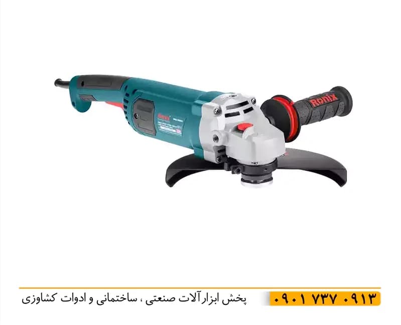 فرز سنگبری 230 میلی متر رونیکس مدل 3260 با قدرت 2200 وات سیم پیچ مسی گارانتی 12 ماه 6600 دور قدرت بالا و فوق صنعتی