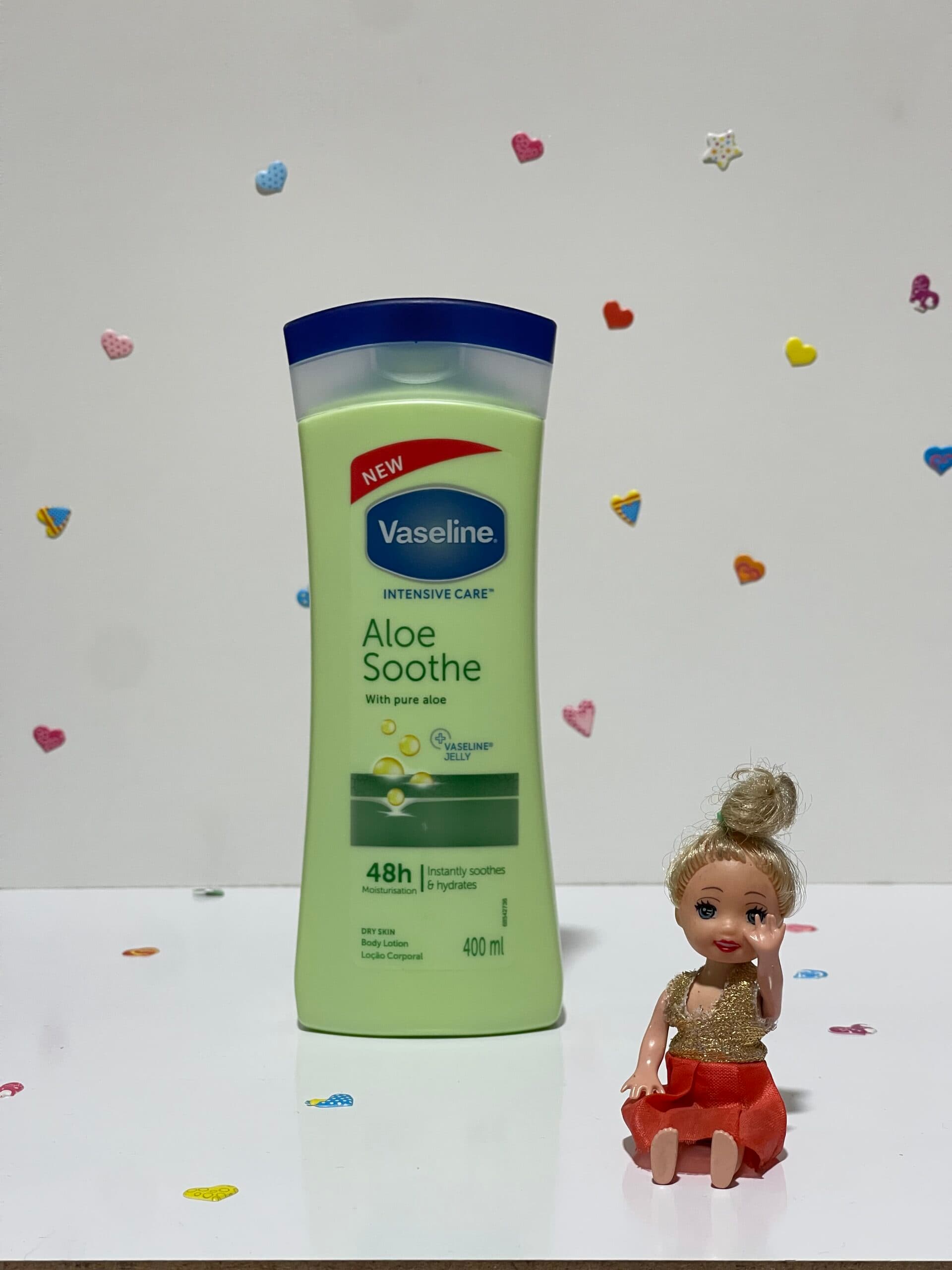 لوسیون بدن آلوورا وازلین سبز ۴۰۰میل vaseline — تصویر ۲