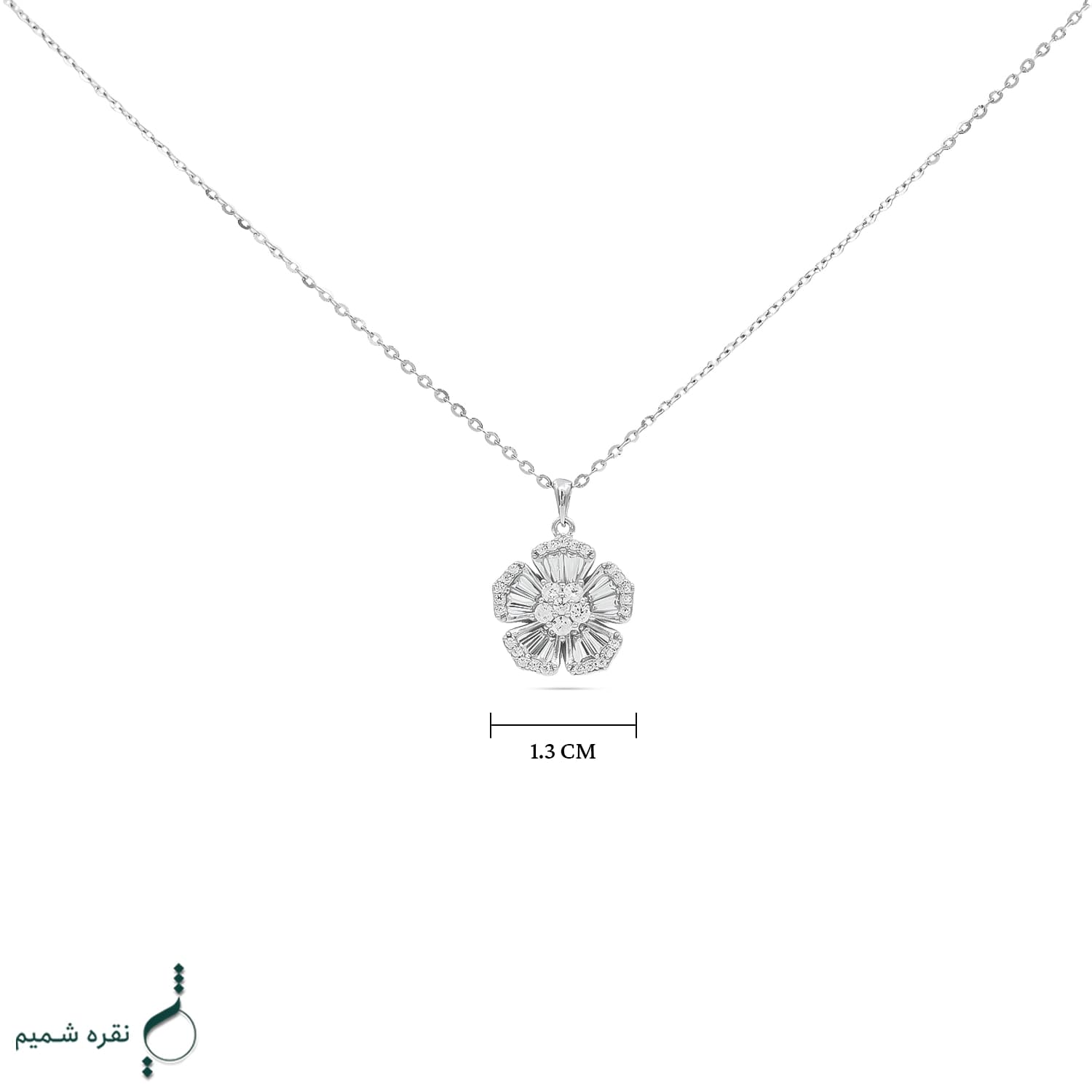 گردنبند نقره زنانه مدل CNE K17 — تصویر ۳