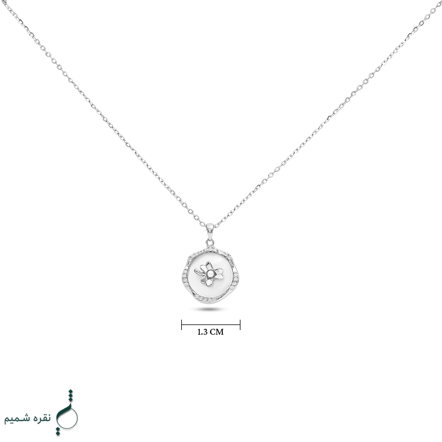 گردنبند نقره زنانه مدل CNE K16 — تصویر ۳