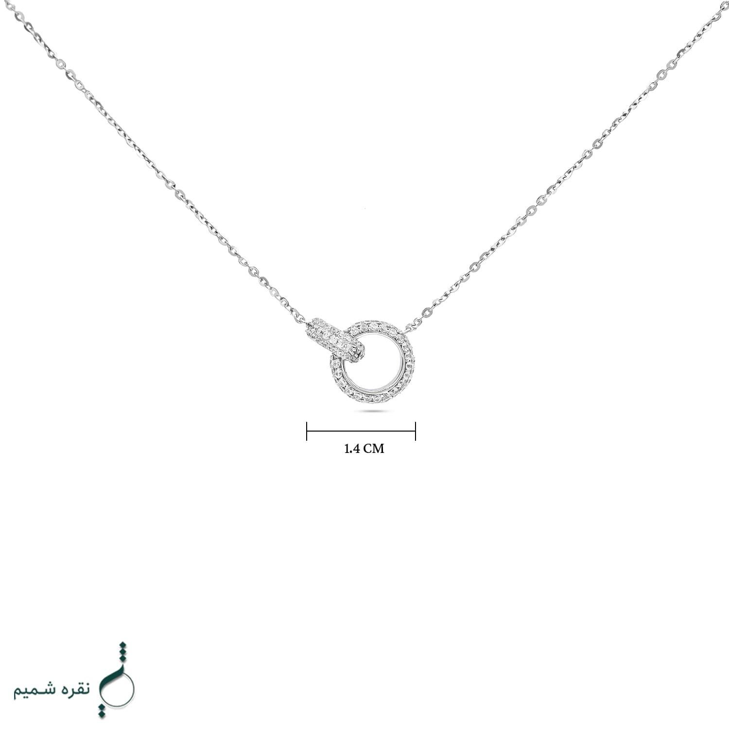 گردنبند نقره زنانه مدل CNE K15 — تصویر ۴