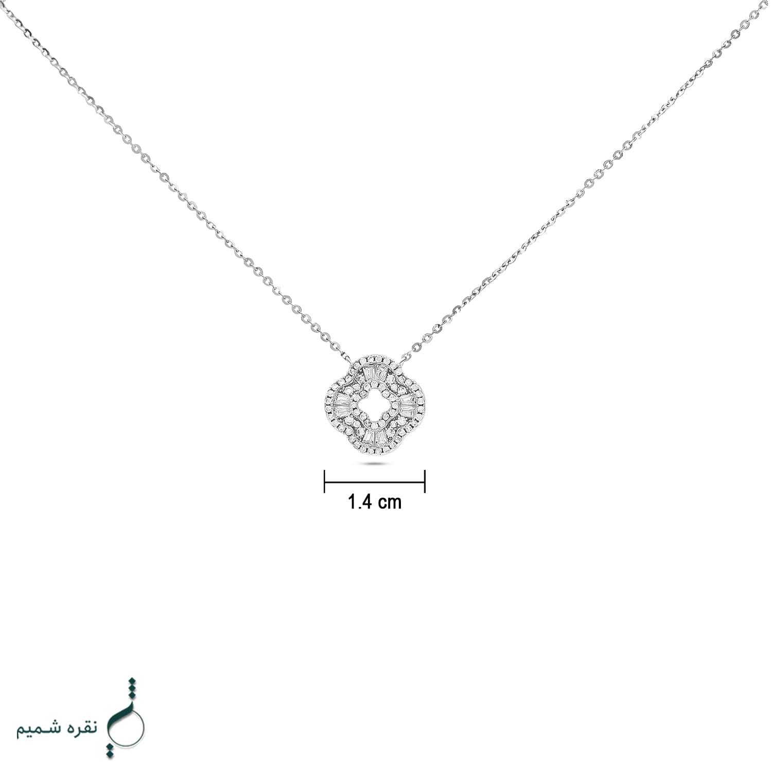 گردنبند نقره زنانه مدل CNE K13 — تصویر ۴