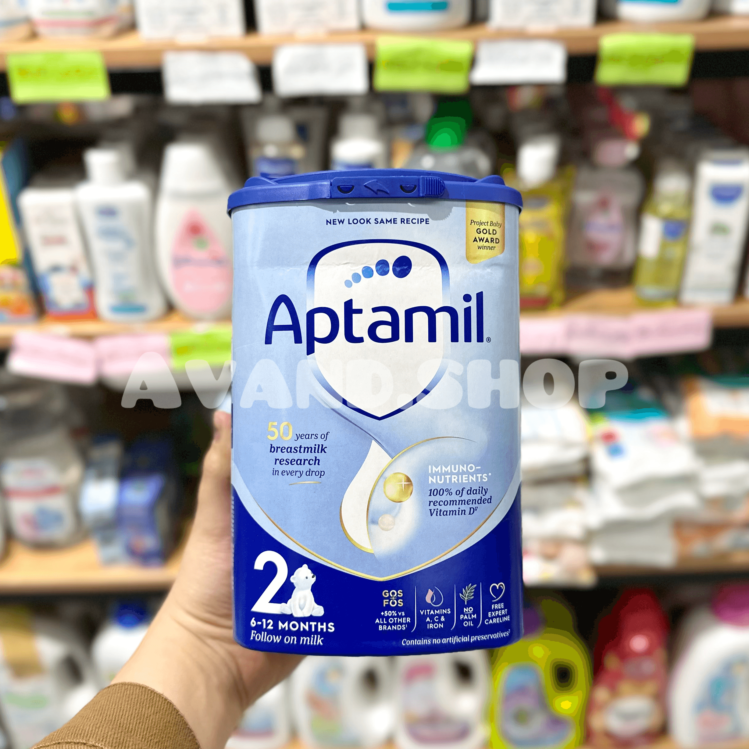 آپتامیل Aptamil شماره 2 وزن 800 گرمی (Orginal)