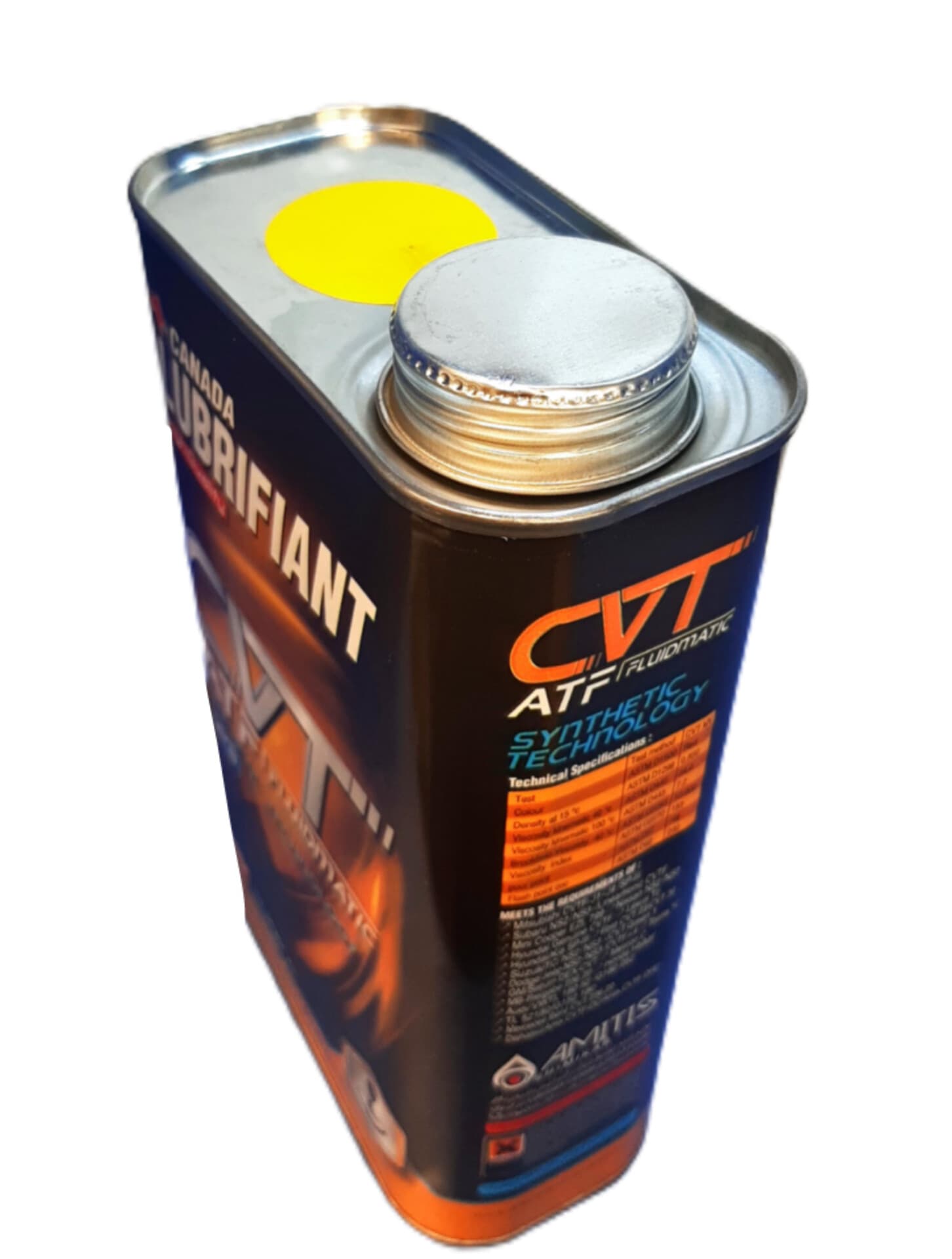 روغن گیربکس (دنده) اتوماتیک کانادا لوبریفنت ATF CVT سی وی تی زرد (یک لیتری) — تصویر ۴