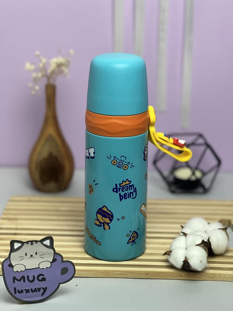 فلاسک بند عروسکی 350 میل استیل 304