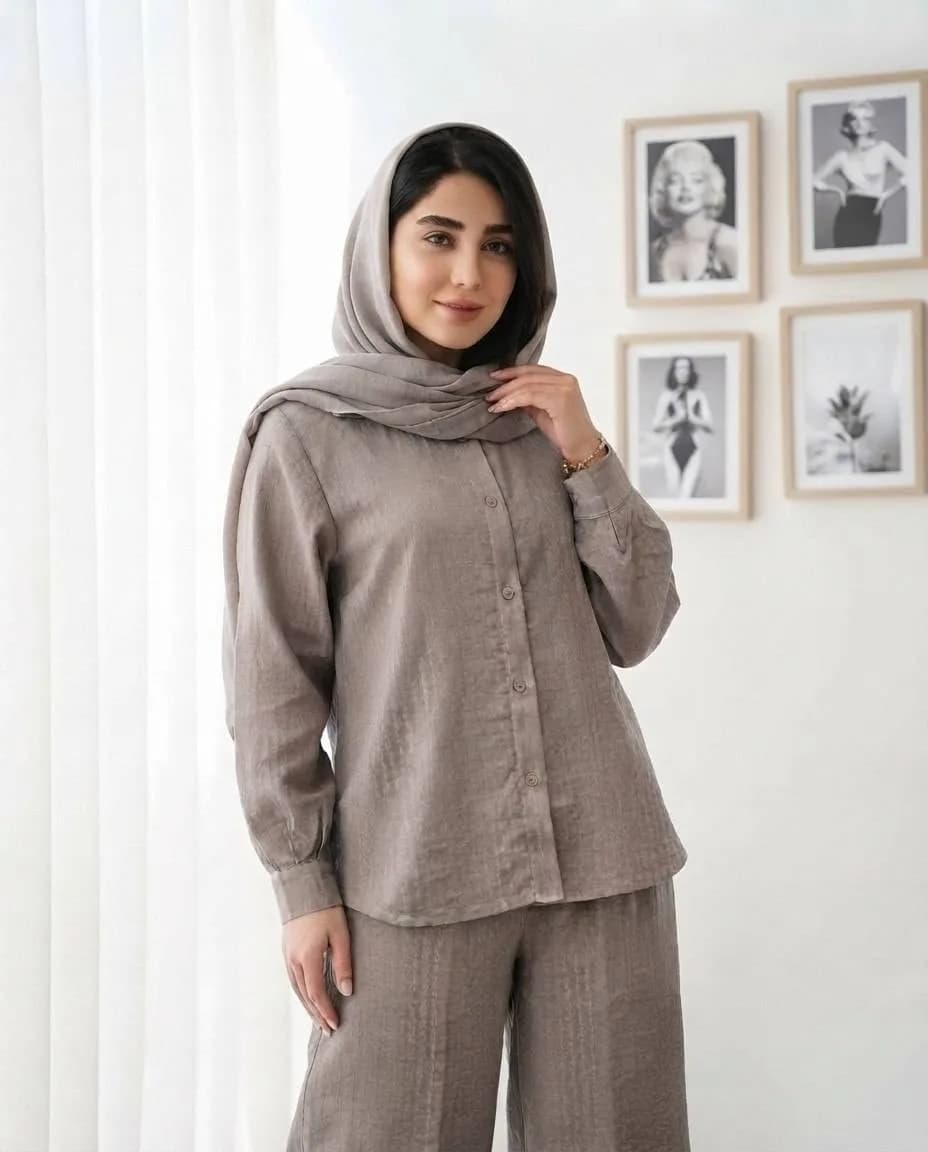 ست شومیز و شلوار زنانه ریوا