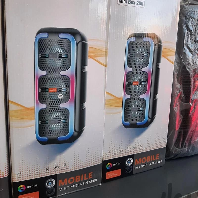 اسپیکر بلوتوثی Sunrise مینی باکس مدل Mini Box 200 — تصویر ۷