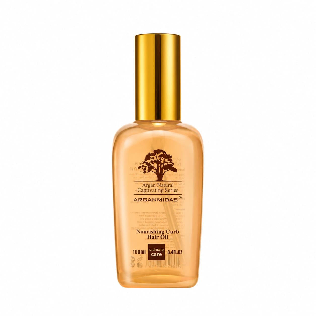روغن موی فر آرگان میداس Nourishing Curls Hair oil Argan Midas