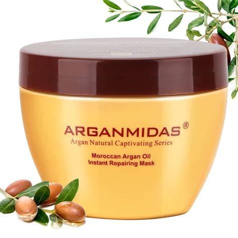 ماسک موی فر آرگان میداس ARGAN NOTURAL CAPTIVATING SERIES ARGAN MIDAS