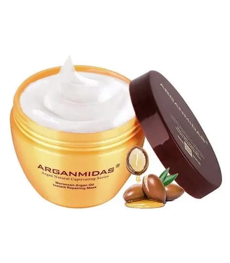 ماسک موی فر آرگان میداس ARGAN NOTURAL CAPTIVATING SERIES ARGAN MIDAS — تصویر ۳