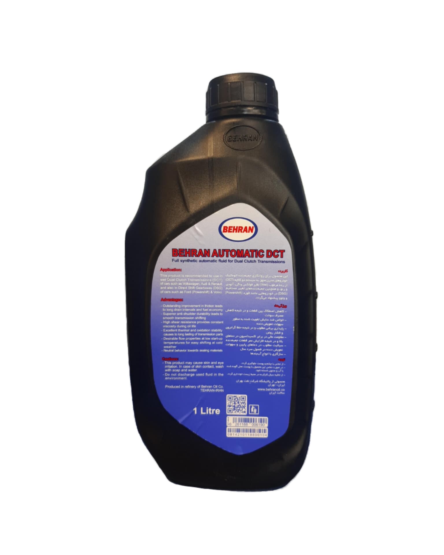 روغن گیربکس (دنده) اتوماتیک بهران ATF DCT (یک لیتری) — تصویر ۲