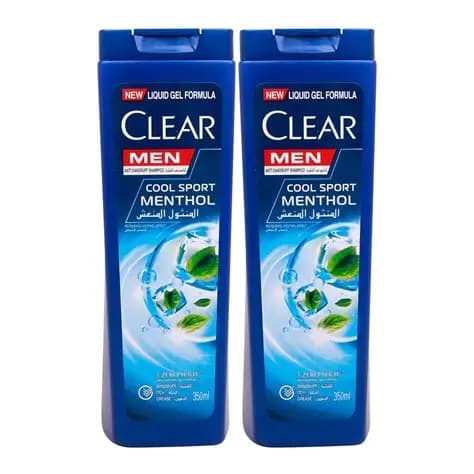 شامپو نعنا مردانه کلیر Shampoo cool sport Menthol