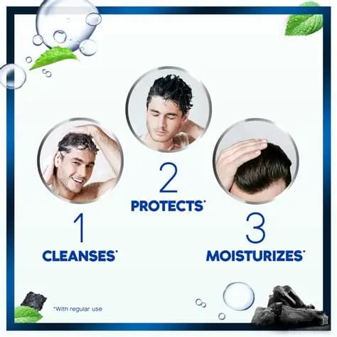 شامپو زغال هداند شولدرز shampoo charcoal detox head & shoulders — تصویر ۲