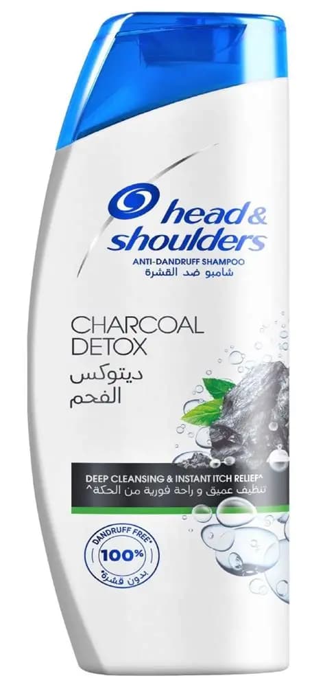 شامپو زغال هداند شولدرز shampoo charcoal detox head & shoulders — تصویر ۳