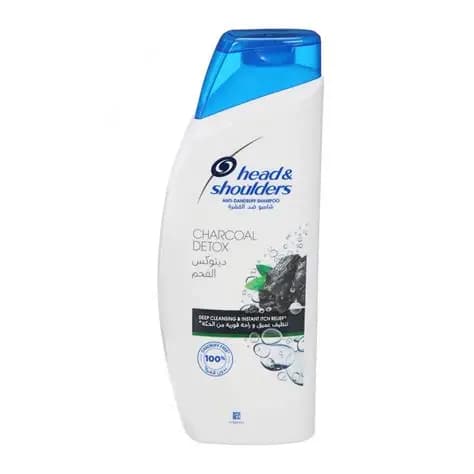 شامپو زغال هداند شولدرز shampoo charcoal detox head & shoulders