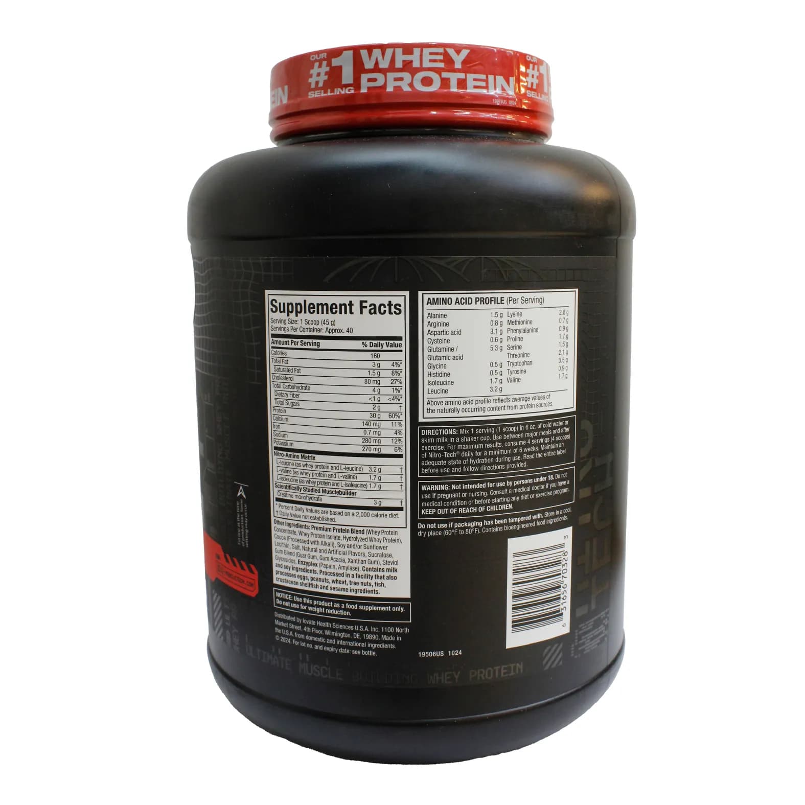 پروتئین وی نیتروتک ماسل تک1.810 کیلو گرم MuscleTech NitroTech Whey — تصویر ۴