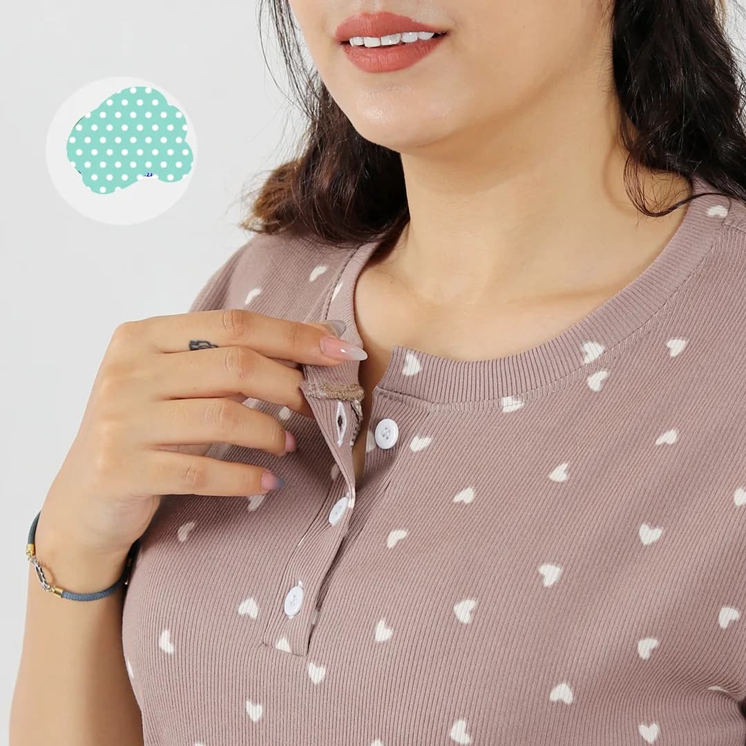 تیشرت زنانه کبریتی طرحدار — تصویر ۱۰