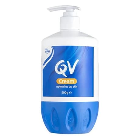 کرم مرطوب کننده پمپی کیووی 500 میل CREAM QV CONDITIONS