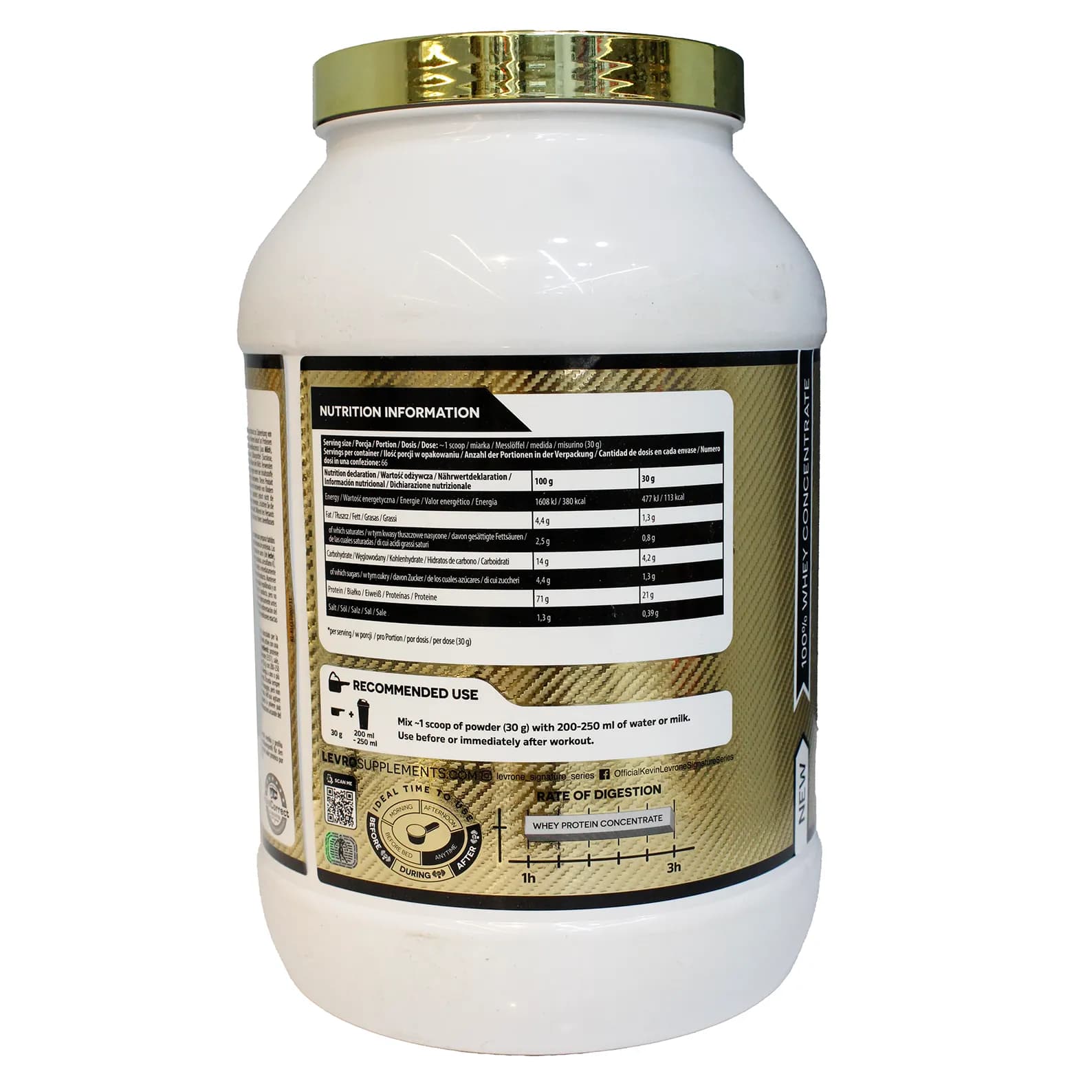 وی 100% گلد کوین لورون (Gold Whey 100%Kevin Levrone) — تصویر ۴