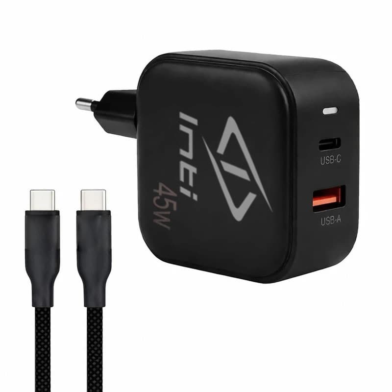 شارژر دیواری 45 وات به همراه کابل USB-C