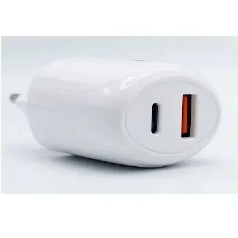 آداپتور شارژ 2 پورت USB-A و USB-C شارژ سریع 30 وات KLGO مدل PD-400 کدN1012 — تصویر ۴