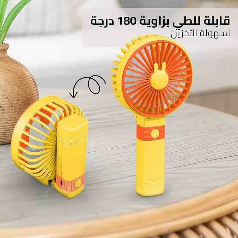پنکه دستی تاشو 3 سرعته مدل SQ-2195 کدN1021 — تصویر ۲