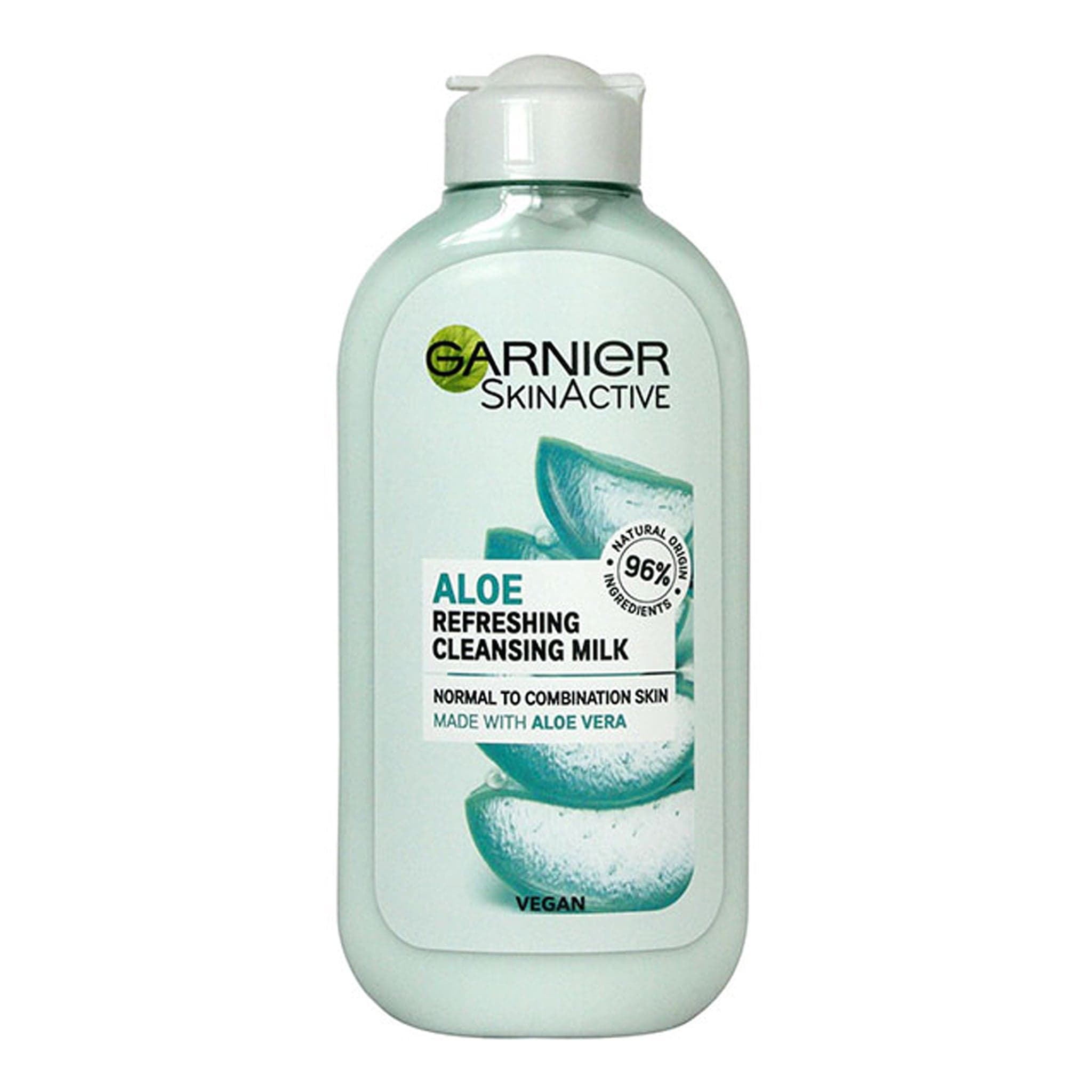 شیر پاک کن الوئه ورا گارنیر ALOE REFRESHING CLEANSING MILK SKIN ACTIVE GARNIER — تصویر ۲