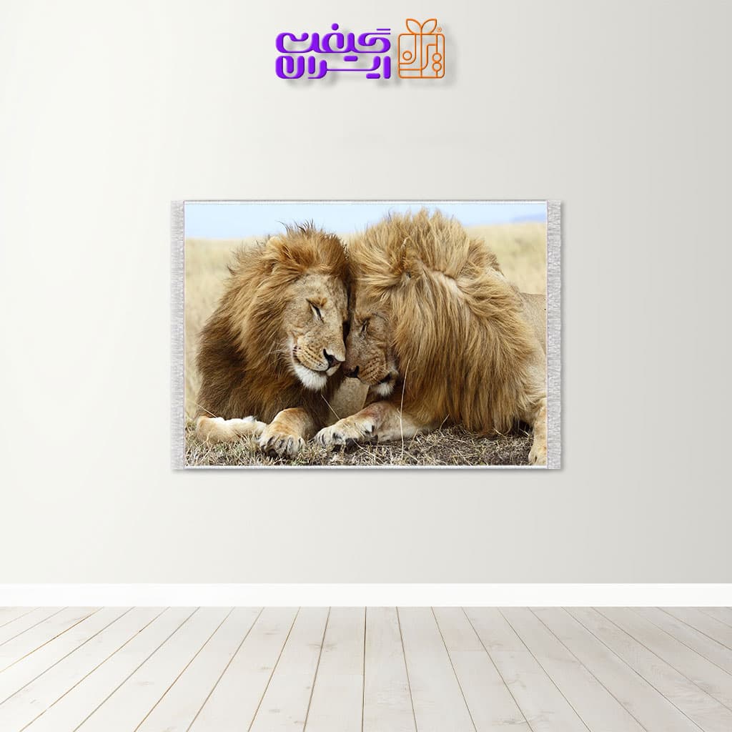 تابلو فرش شیر کد 5095