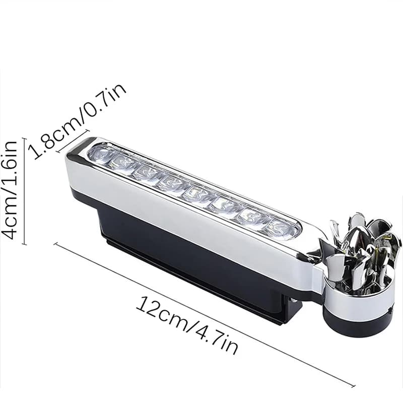 چراغ LED بادی خودرو، موتورسیکلت و دوچرخه بسته 2 عددی کدN525 — تصویر ۸