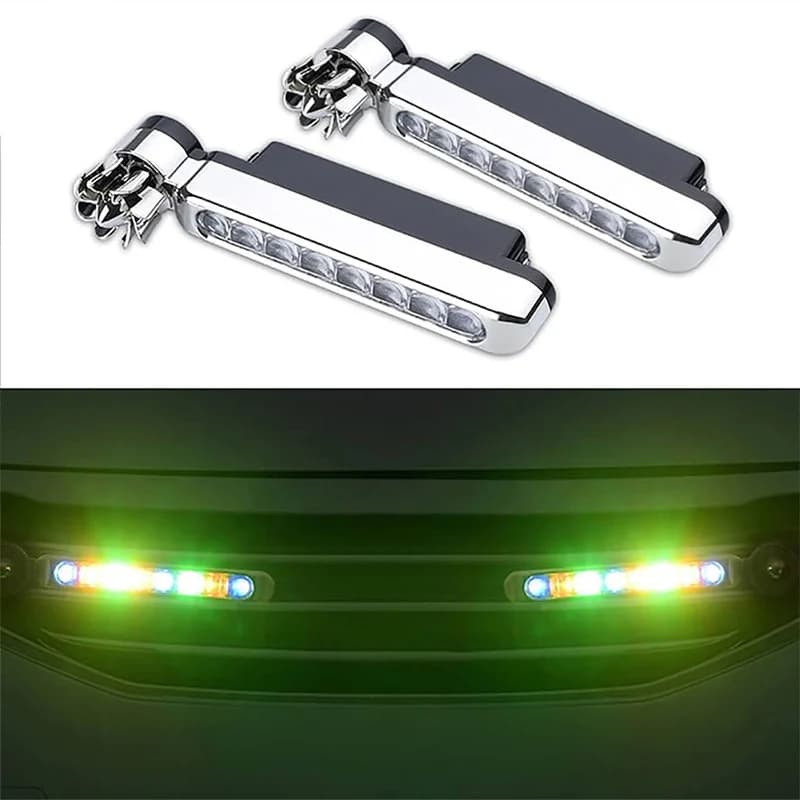 چراغ LED بادی خودرو، موتورسیکلت و دوچرخه بسته 2 عددی کدN525 — تصویر ۲