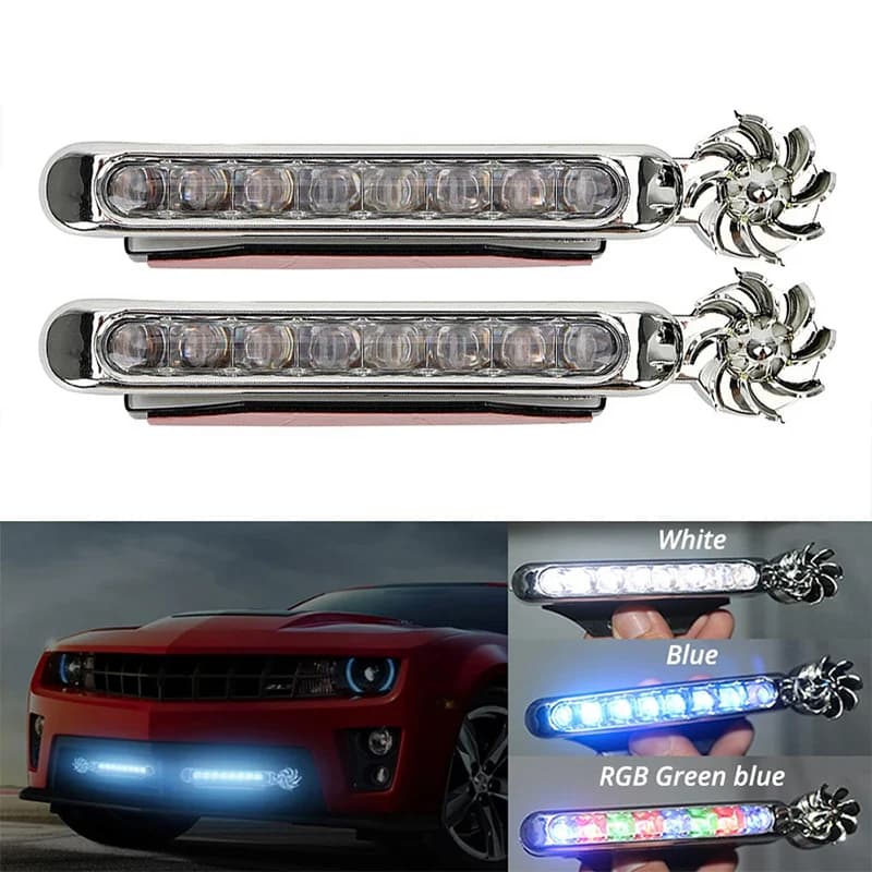 چراغ LED بادی خودرو، موتورسیکلت و دوچرخه بسته 2 عددی کدN525 — تصویر ۶