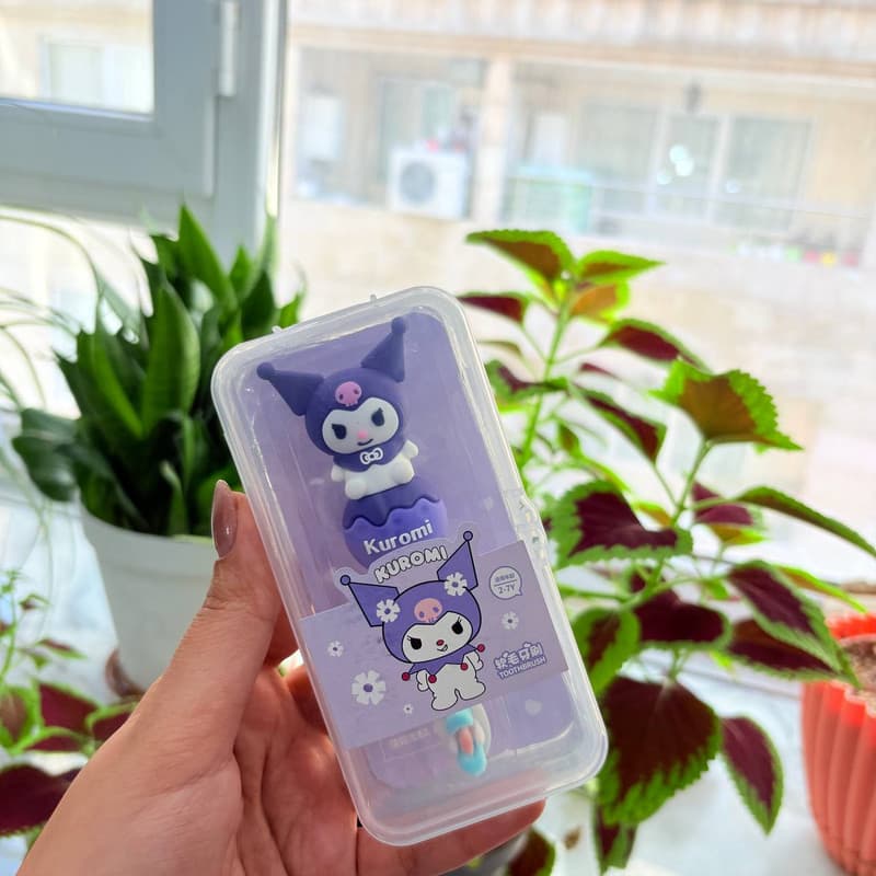 مسواک کودک مدل کرومی کد 03 با برس نرم — تصویر ۴