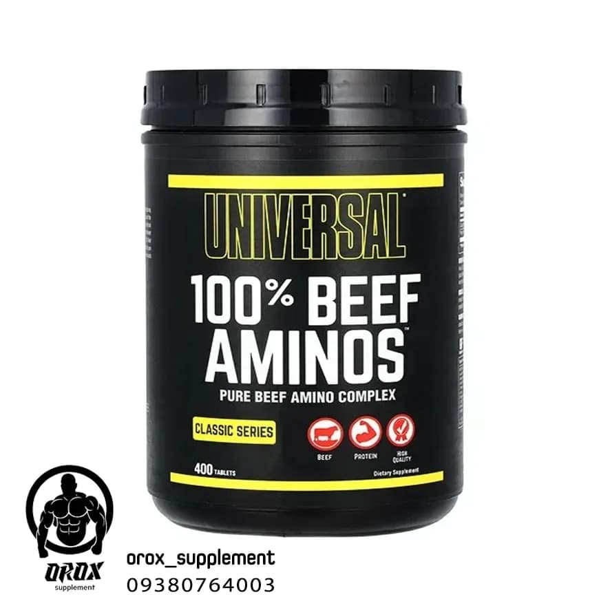 آمینو بیف یونیورسال 400 تب Universal Beef Aminos