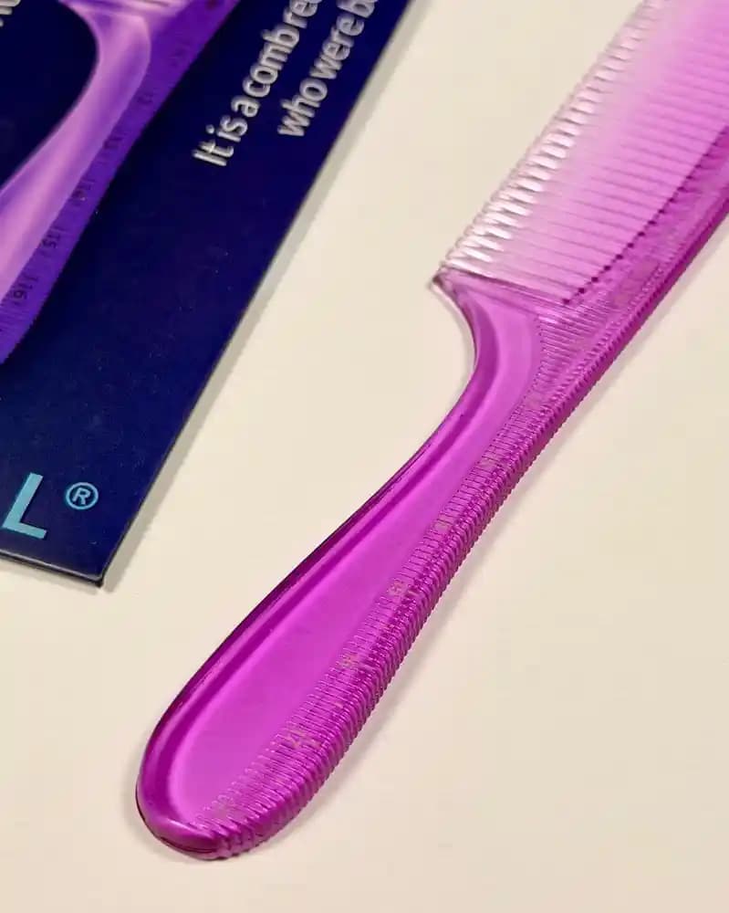 شانه PRO LINE کد 126 بنفش رزونال — تصویر ۵