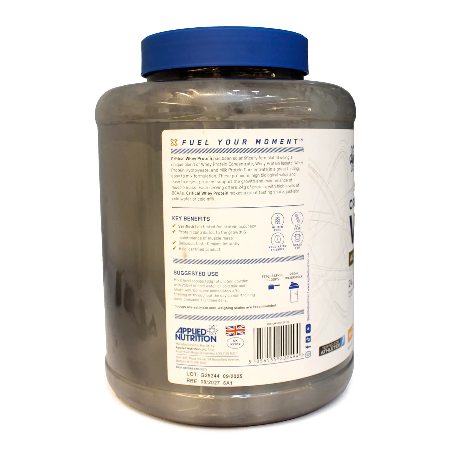 پروتئین وی کریتیکال اپلاید 2 کیلو گرم Applied Nutrition Critical Whey Protein — تصویر ۴