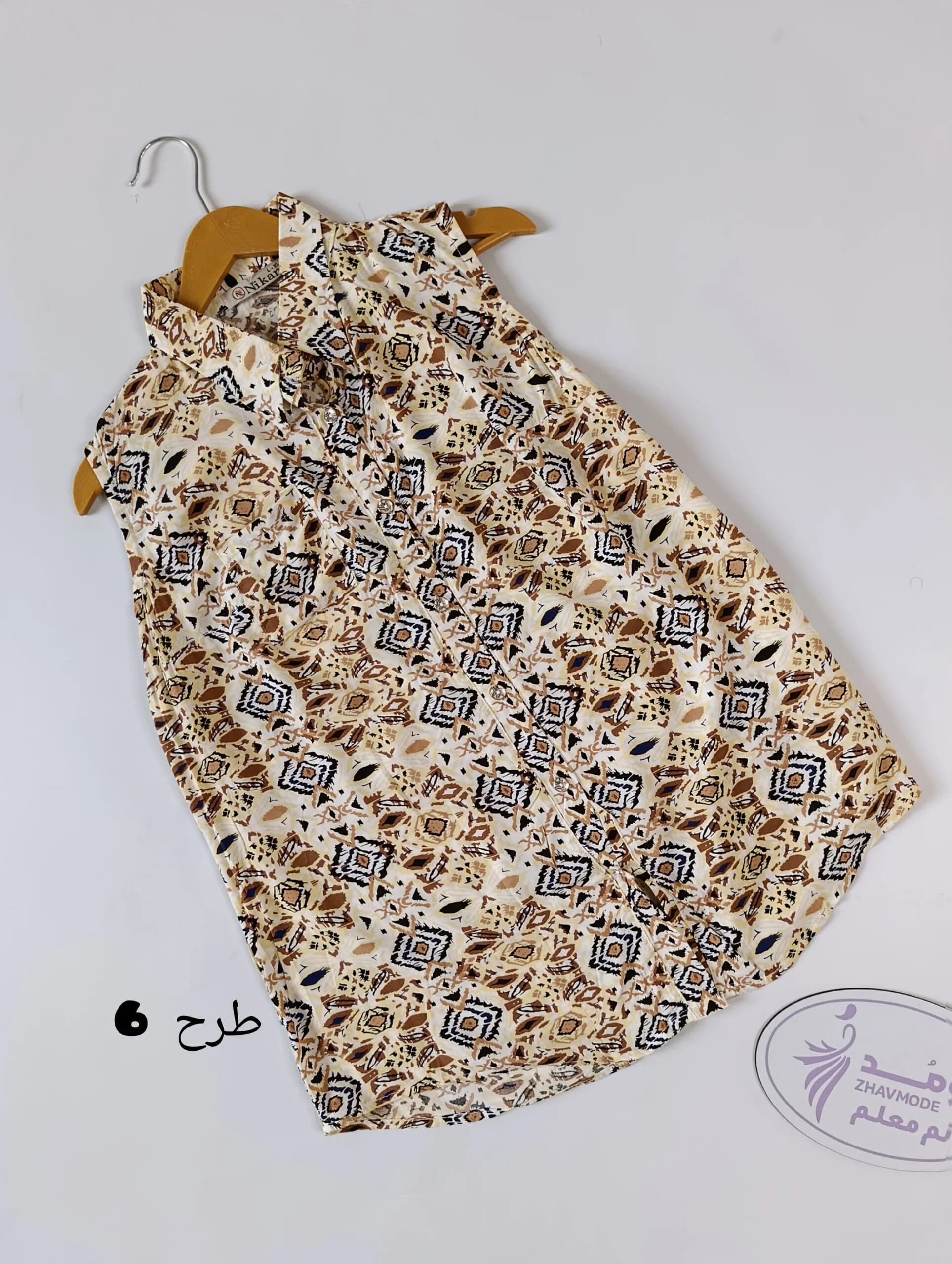 تاپ یقه مردانه نخی — تصویر ۵