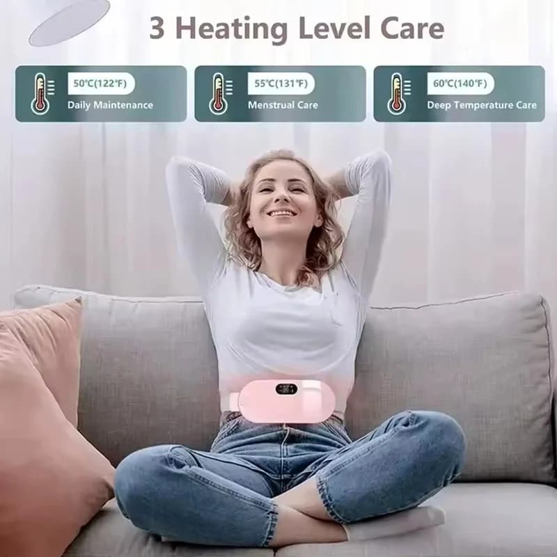 ماساژور قاعدگی حرارتی و ویبراتور تسکین درد مدل BECARE کدN568 — تصویر ۷