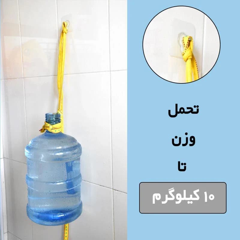 میخ چسبی دیوار وارداتی 4 عددی کدN551 — تصویر ۸