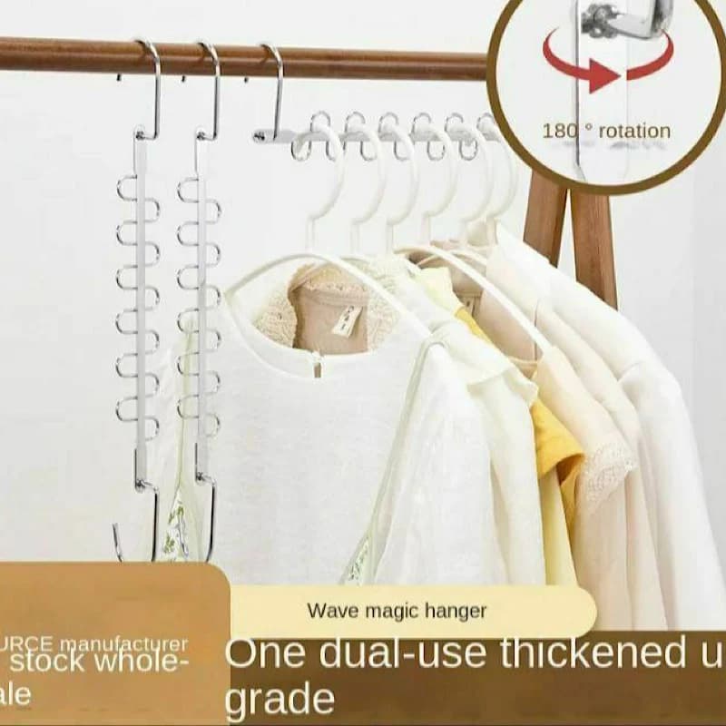 چوب لباسی واندر هنگر مدل فلزی کدN774 — تصویر ۳