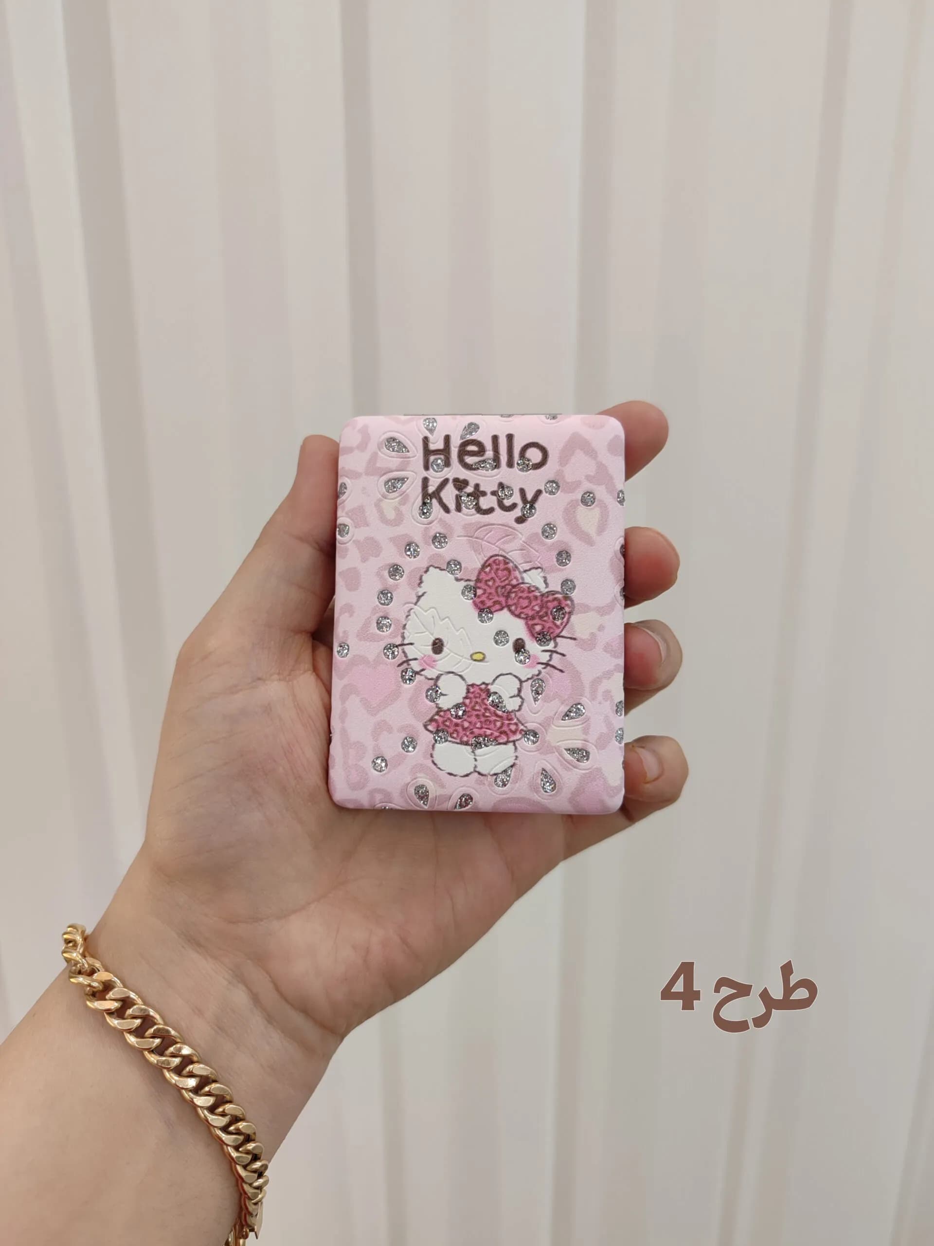 آینه نگین دار hello kitty — تصویر ۴