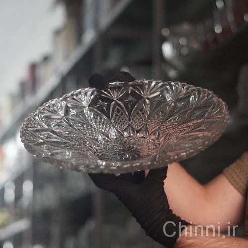دیس شیرینی خوری کریستالی مدل آناناسی — تصویر ۳