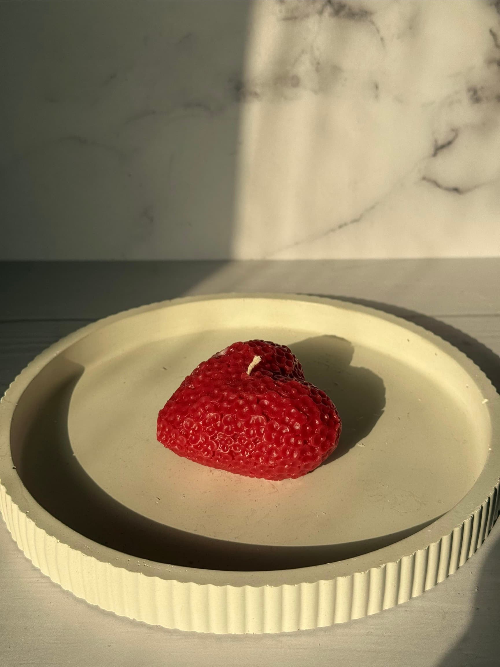 شمع قلب گل گلی وایولی