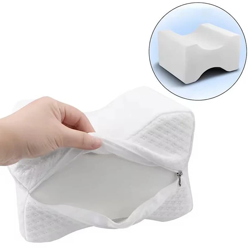بالش طبی بین زانویی مموری دار مدل Knee Pillow کدN866 — تصویر ۳
