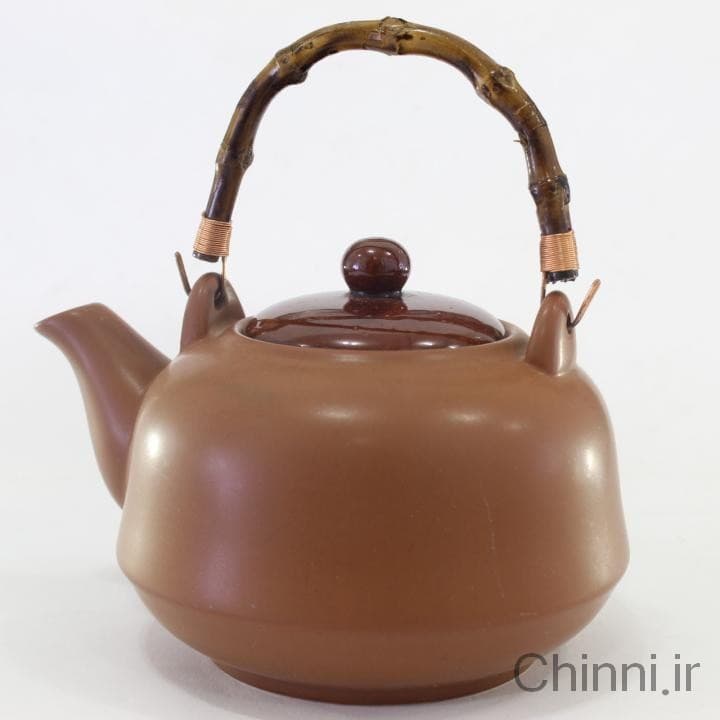 قوری سرامیکی طرح سفال خام