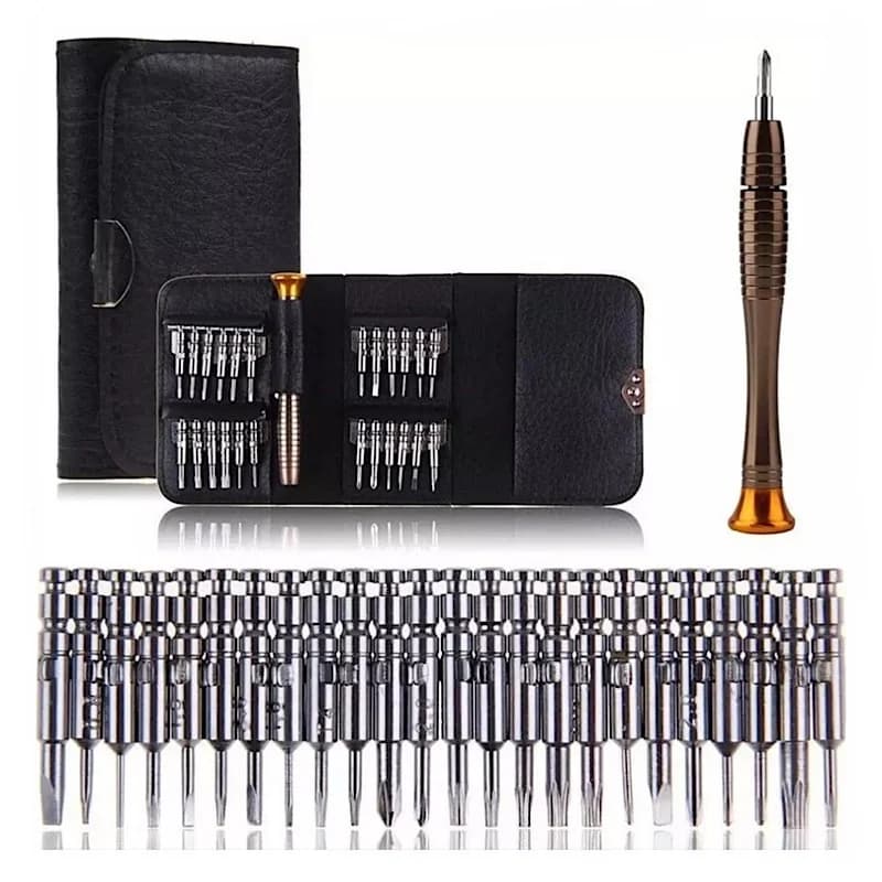 کیف پیچ گوشتی پروفشنال مگنتی 24in1 مدل چرمی کد N756 — تصویر ۲